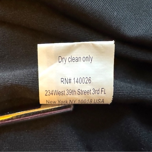 Parker Blanche Sheath Dress – Black & White Ponte Knit Jacquard – Size L - Picture 16 of 16